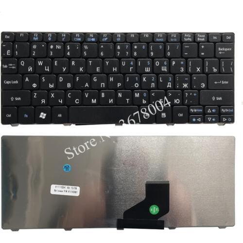 Russian Keyboard for Acer Emachines ZE6 ZE7 PAV70 PAV80 NAV50 350 eM350 NAV51 355 eM355 D255E AOD255E NAV70 POVE6 RU Black