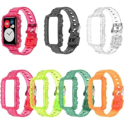 Silicone Band For Huawei Watch Fit Strap Smartwatch Accessories Replacement Wrist Bracelet Huawei watch fit 2021 Strap Correa