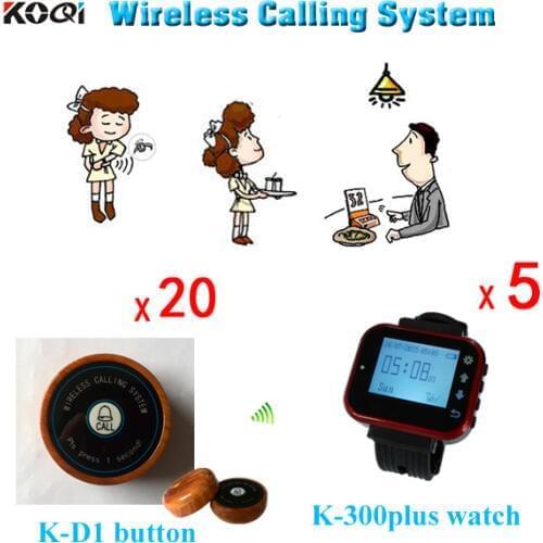 Fast Food Restaurant Table Buzzer Number Calling System