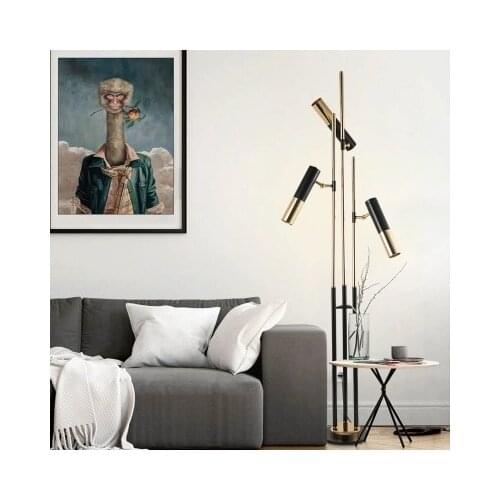 Led glass ball standing lamp staande lamp lampada da terra lamp stand led stand industrial decor living room lamp bedroom lamp