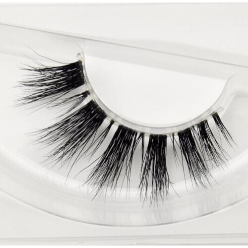 Visofree Mink lashes Long winged eyelashes Medium volume lashes Natural curly lashes Wispy Lashes False eyelashes ciliosos F43