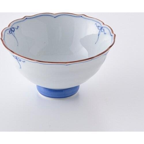 From Japan field burning hand-painted wreaths all characteristics of grain ceramic bowls bowl bowl enough but Lin kiln