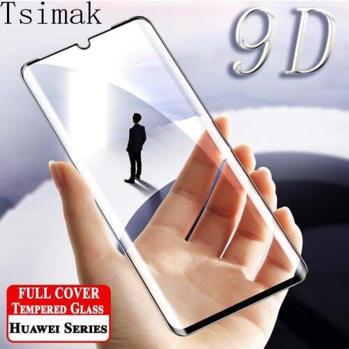 Tempered Glass For Huawei P30 Lite P20 Pro Mate 10 20 30 Lite Screen Protector 9D Full Cover Glass Guard Glass Film