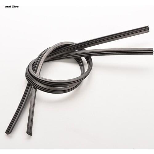 1pc 26''Auto Car Bus Rubber Universal Bracketless Frameless Windshield Wiper Wash Blade Refill Soft Replacement Car Accessories