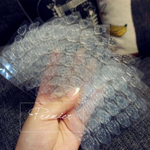 10Sheet/pack Transparent Double Sided Adhesive Sticker Fingernail Art False Nail Tips Extension Tool MPwell