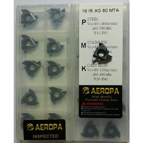 16 IR G 55 ,Indexable Tungsten Carbide Threading Lathe Inserts for Threaded Lathe Holder