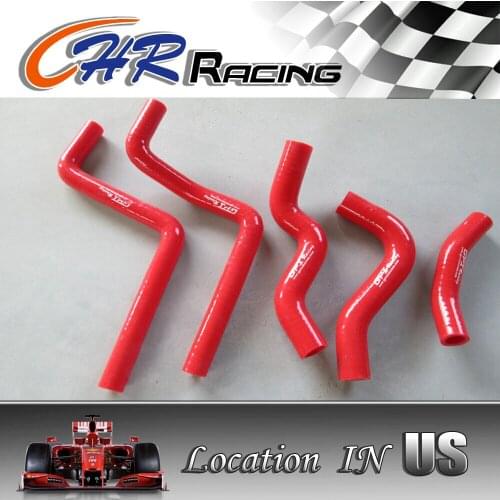 5PCS silicone radiator hose FOR Honda CR125 CR 125 CR125R 2000 2001 2002 00 01