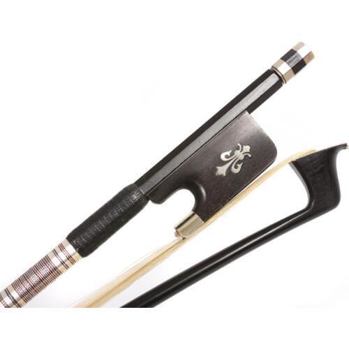 Yinfente Viola Bow 16inch Carbon Fiber Bow Stick Good Balance Natural HorseTail Ebony frog