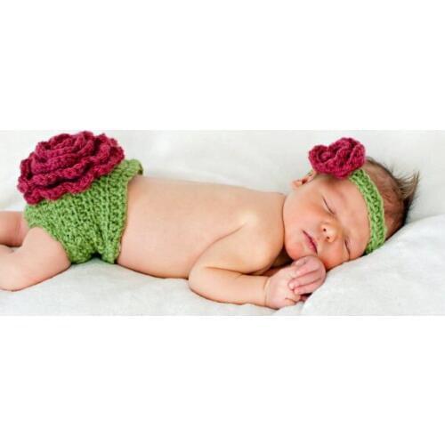 Free shipping,Fabulous red Flower Diaper / Nappy Cover with Matching headband Set Photo props gift