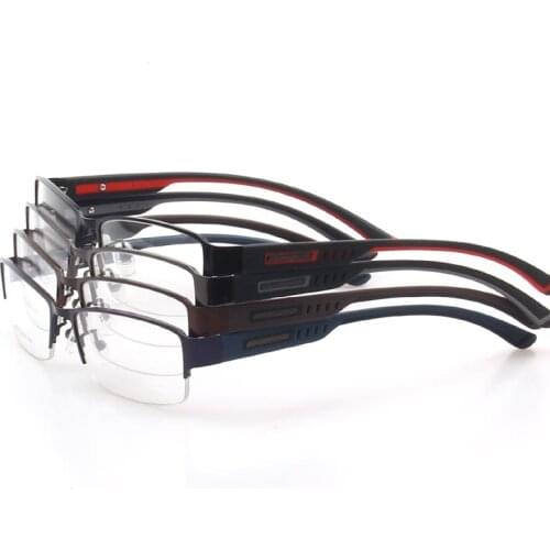 Brand Fashion Glasses Frame 4 Color Business Design Unisex Optical Eyeglasses Frame Ultra-light TR90 Temple Spectacle 9001