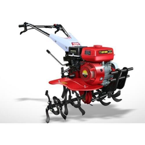 Rice field diesel driven tiller dual-purpose rotary tillage ridge walking tractor