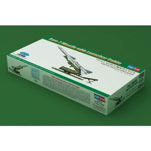 HobbyBoss 82933 1/72 Sam-2 Missile With Launcher Cabin Static Plastic Model Kit Gifts TH18412-SMT2