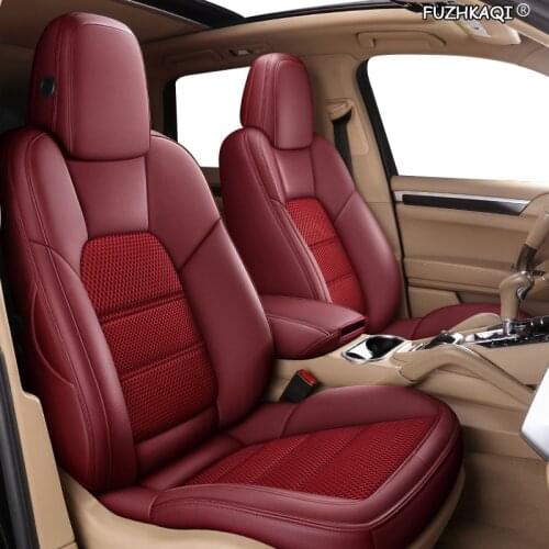 FUZHKAQI Custom Leather car seat cover For AUDI A4 A3 A6 Q3 Q5 Q7 A1 A5 A7 A8 TT R8 Automobiles Seat Covers cars seat protector