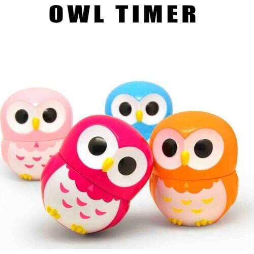 Cartoon Owl Timer Kitchen Countdown Timer Cooking Manual Countdown Timer 60 Minutes Alarm Kitchen Gadgets