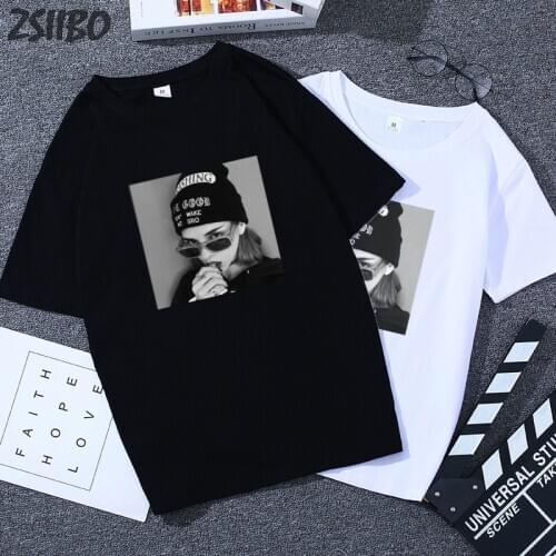 Summer Harajuku loose Female Tshirt was thin students wild street T shirt short-sleeved Casual section Womens T-shirt Tops Tees