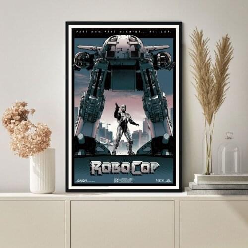 Robocop Vs Ed 209 Part Man Movie Poster Wall Painting Home Decoration (No Frame)