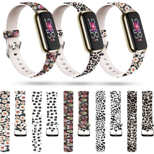 Wrist Strap For Fitbit Luxe Watch Band For Fitbit Luxe Bracelet Soft Silicone Loop Smart Watch Accessories Replacement Belt