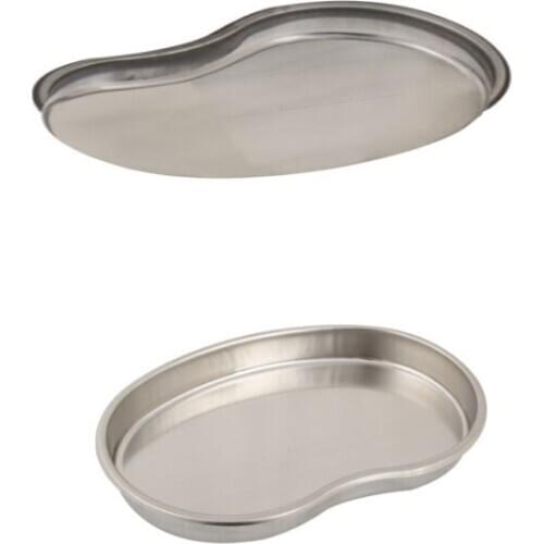 S Size Stainless Steel Bending Kidney Tray Disinfection Plate Surgical Medical Dental Eyebrow Lip Tattoo Accessory