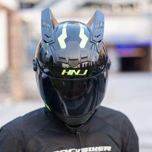 HNJ Motorcycle Full Face Helmet Cross Motocross Men And Women Professional Casque Helmets Casco With Corner Accessories