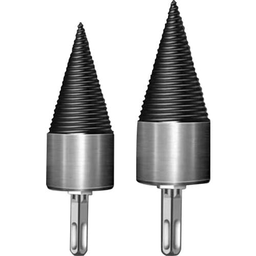 32/42mm High Speed Twist Drill Bit Wood Splitter Screw Cones Splitting Bit Firewood Drill Square Round Hexagonal