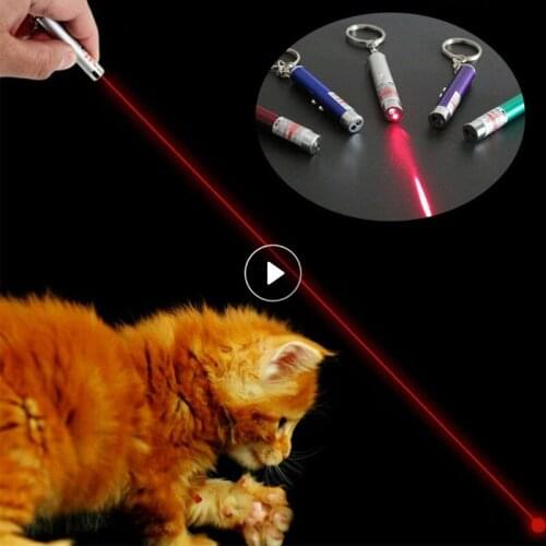 Pet LED Laser Toy Laser Toy Cat Pointer Light Pen Interactive Toy With Bright Animation Small Animal Toys Easy Carry Strong