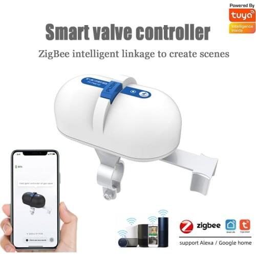 Smart Home Tuya ZigBee Valve Smart Water/Gas Valve Automation Control Work With Alexa Google Assistant Smart Life