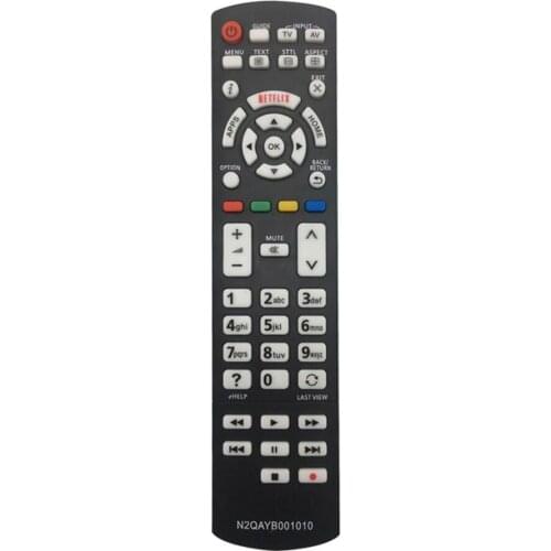 Universal 3D TV Remote Control Replacement for Panasonic N2QAYB001010 N2QAYB000842 N2QAYB000840 N2QAYB001011 Remote Controller