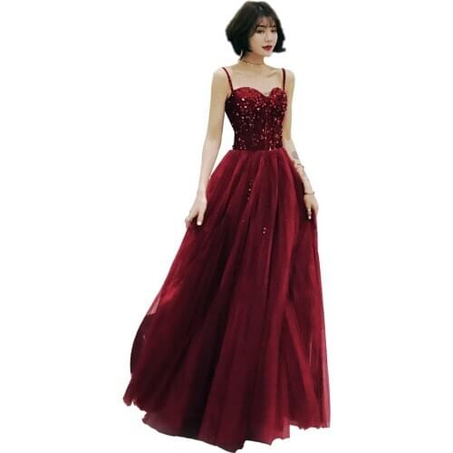 Prom Dresses Long Vestidos De Fiesta Floor-Length A-Line Tulle Sexy Prom Dress Prom Long Elegant Dresses