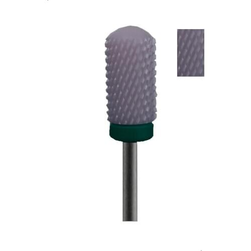 1pcs Pink Ceramic Nail Drill Bit - Large Smooth Top Bit - C