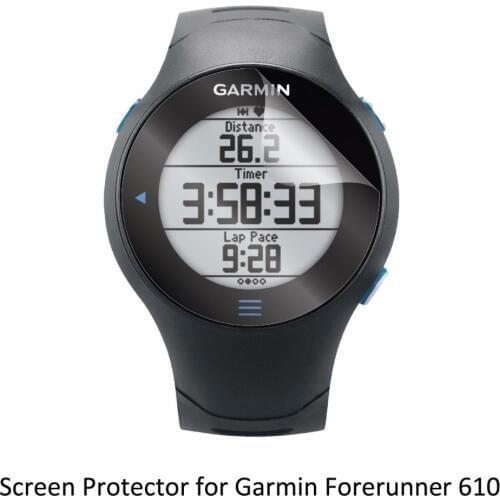 3* Clear LCD PET Film Screen Protector Cover for Garmin Forerunner 610 FR610