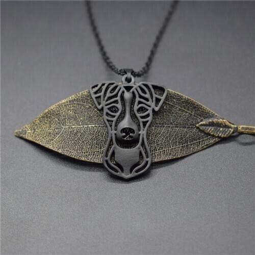 4 Colors New Jack Russell Terrier Charm Necklace Trendy Metal Dog Jewellery Jack Russell Terrier Pendant Necklace Women