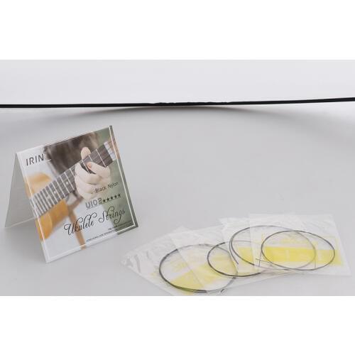 4 Pcs/set Black Nylon Ukulele Strings Replacement Part For 21 Inch 23 Inch 26 Inch Stringed Instrument For Ukulele Guitar Parts