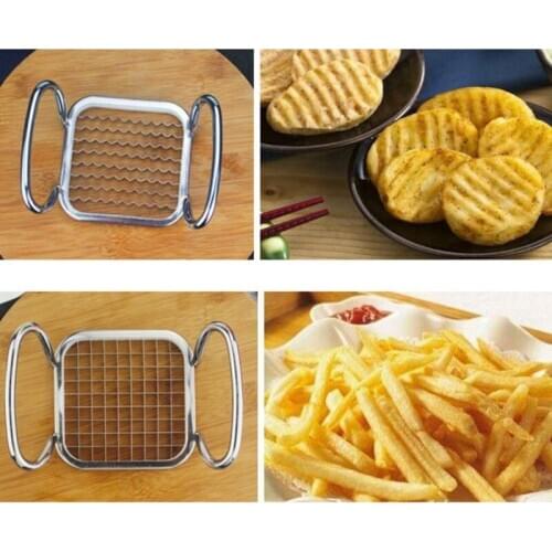 5 in 1 Kitchen Gadgets Stainless Steel Vegetable Fruit Cutter Shredders Potato Chips Apple Pear French Fries Cutter