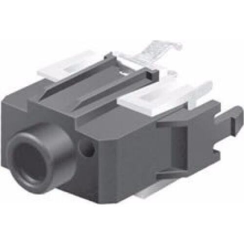 50pcs Phone Jack 3.5mm 9 contact stereo audio socket T R S MIC plus 2 switches for 4 poles earphone plug through hole DC30V 0.5A