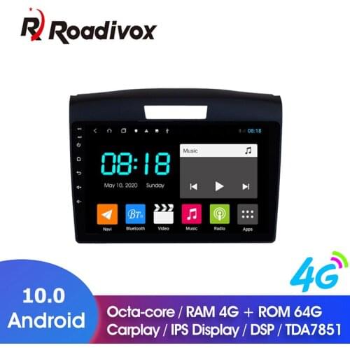 9" Android 10.0 RAM 4G ROM 64G for Honda CRV 2012-2015 Car Dvd Gps Navigation Radio Multimedia Player Stereo Head Unit