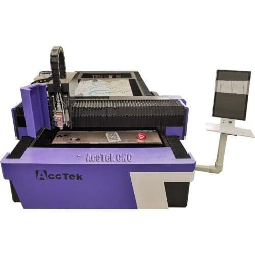 Automatic IPG/Raycus power 1000W fibre laser cutting machine for 14 stainless steel with certificado iso ce