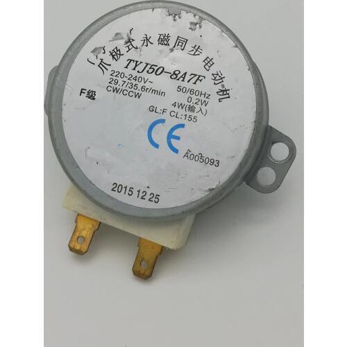 Free Shipping TYJ508A7F Mikrowelle Drehteller Motor TYJ50-8A7F Synchronous Motor 220/240V 50/60Hz 4W 29.7/35.6rpm CW/CCW