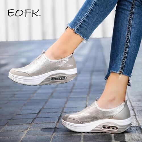 EOFK Women's Ballet Flats With Heels