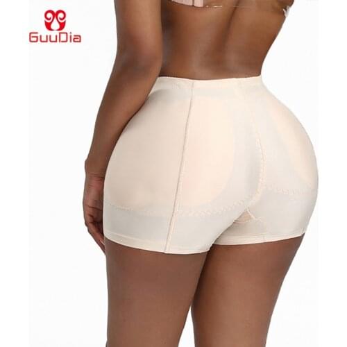 GUUDIA Hip Butt Lifter Round Bum Push Padded Shapers Seamless Booty Push Up Panties Hip Enhancer Shorts Body Shapers Women