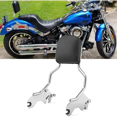 Motorcycle Accessories For Harley FXLR FXLRS FLSB 2018-2021 Low Rider Quick Release Chrome Standard Backrest Sissy Bar Polished