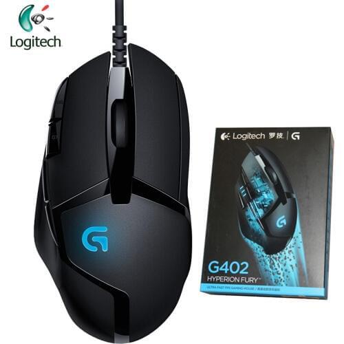 Logitech G402 Wired Gaming Mouse with Breathing Light 4000DPI for Mouse Gamer Competitive Gaming Mouse for Windows 10/8/7 HERO