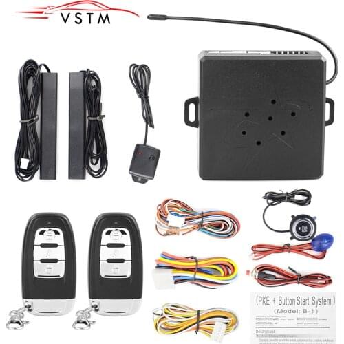 New Arrival Car Keyless Entry System Engine Start Alarm System Push One-button Start System Remote Starter Stop Car Accessories