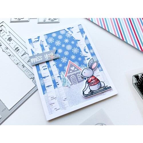 New Tree rectangular frame metal Cutting Dies Stencils DIY Scrapbooking Paper/photo Cards Embossing Dies