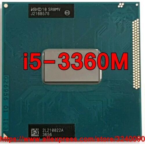 Original lntel Core i5 3360M SR0MV CPU (3M Cache/2.80GHz/Dual-Core) i5-3360M Laptop processor free shipping