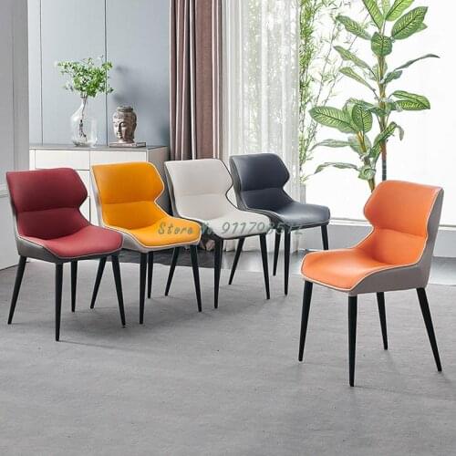 Light luxury dining chair home chair backrest modern minimalist living room dining table and chair bedroom makeup chair restaura