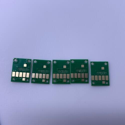 YOTAT 5pcs Permanent Chip PGI-150 CLI-151 for Canon PIXMA IP7210 MG5410 MX921 printer