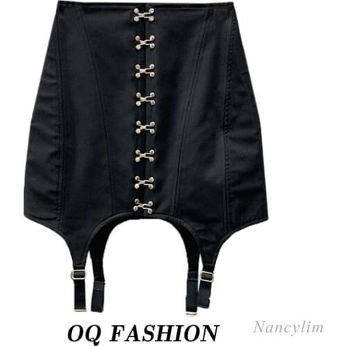 High Waist Skirt for Women 2021 Summer New Design Irregular Slim Fit Black Skirts Jupe Femme Nancylin