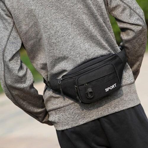 Unisex Running Sport Chest Fanny Pack Women Men Waterproof Waist Bag Mobile Phone Fitness Blue Red Black Belt Bag Fannypack 585