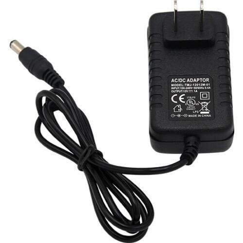 DuoWeiSi 3D Printer Parts 12 V1A US standard single line full power security surveillance camera switch power adapter