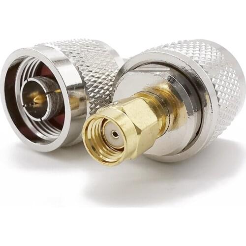 50ohm RP SMA Male (Female pin) to N Male RF Coaxial Cable Adapter Straight Connector